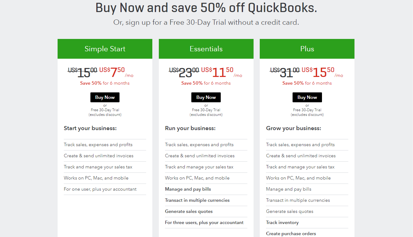 quickbooks-pricing-plans